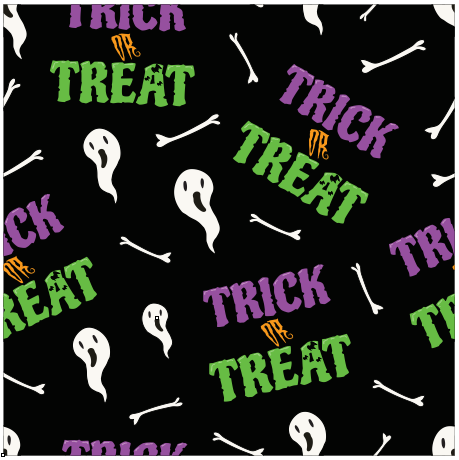 Trick or Treat 12 x 12 Full Color Permanent Vinyl Sheet